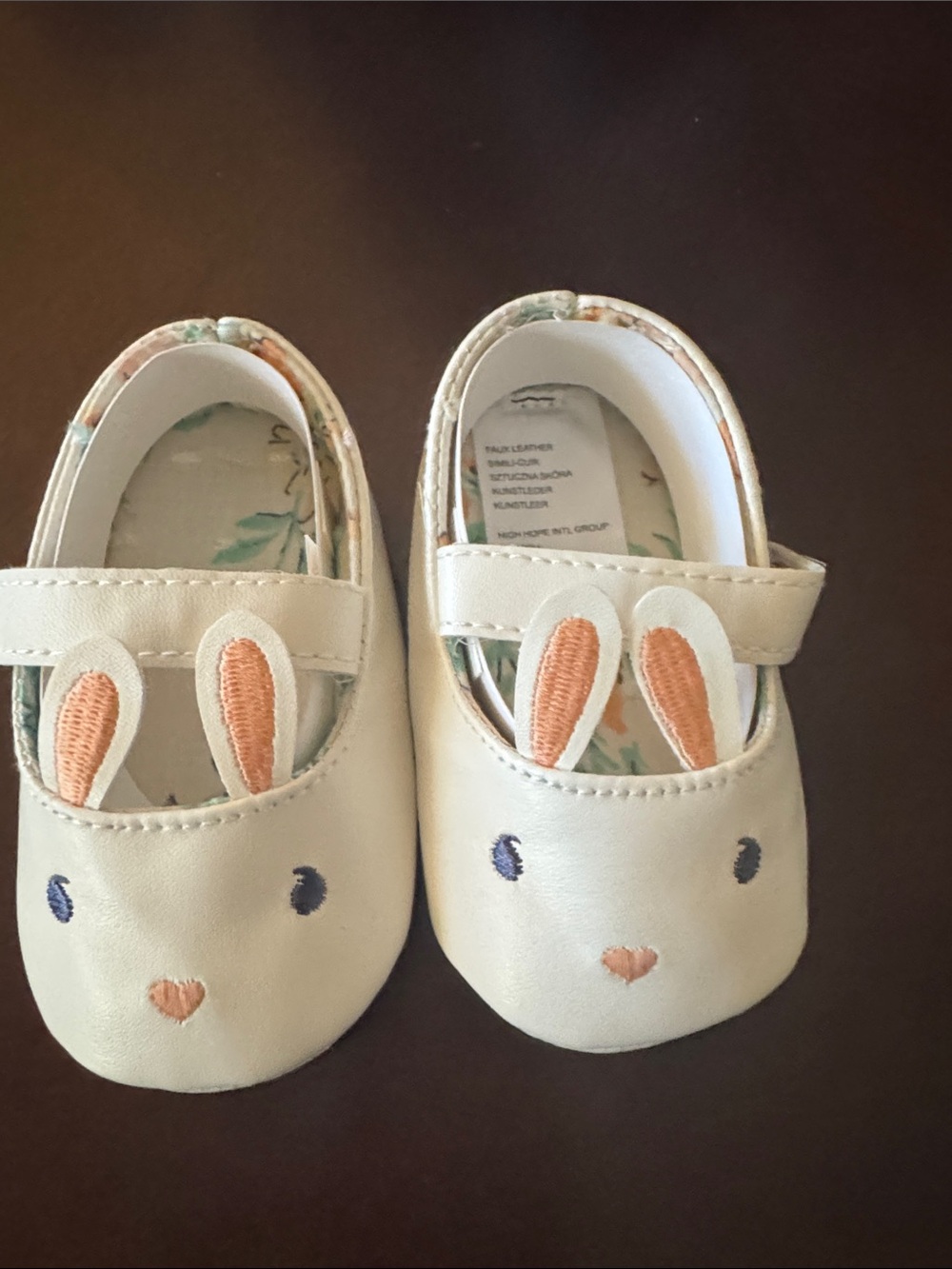 Baby Bunny Mary Jane Shoes in Cream